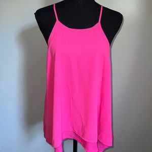 Fuschia cami top/ size large